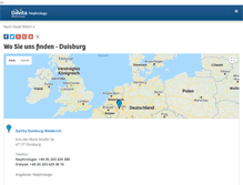 Tablet Screenshot of dialyse-duisburg.de